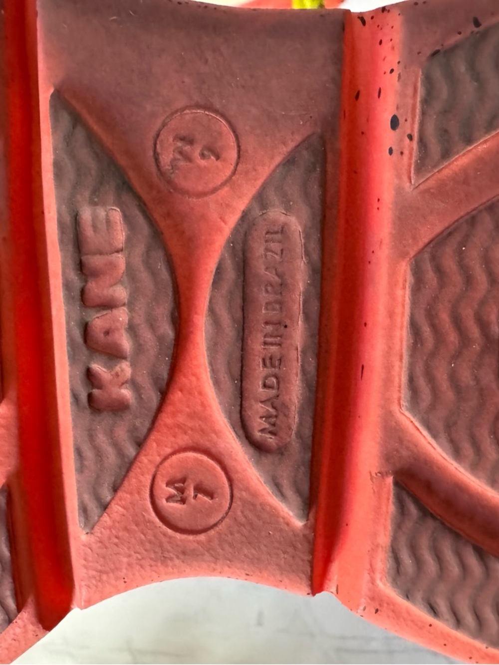 Kavu Coral-Orange Textured Sole Accent - Picture 4 of 5